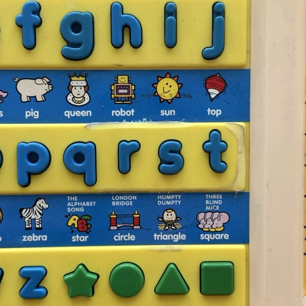 VTG VTECH Talking Little Smart Alphabet Desk 1990's Working Tested Collectible‎